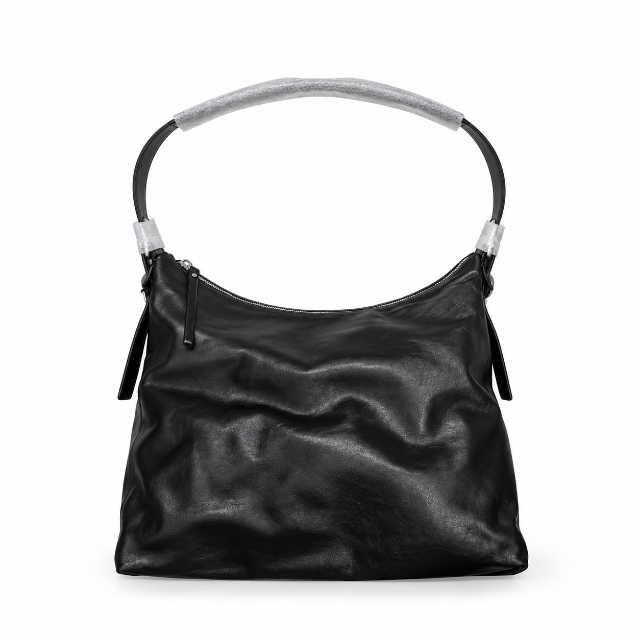 Lemaire black leather shoulder bag